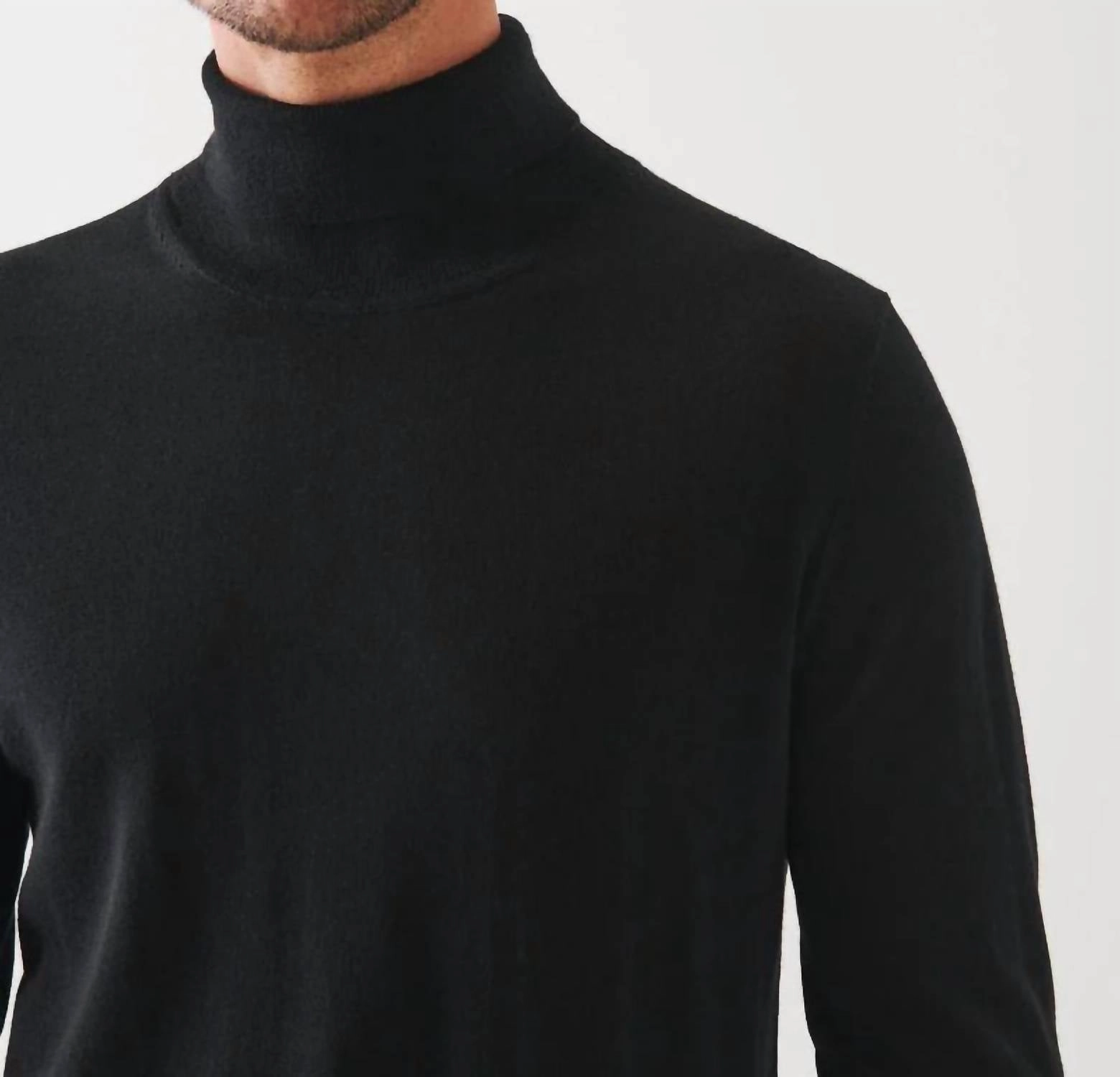 14Gg Merino Tneck In Black