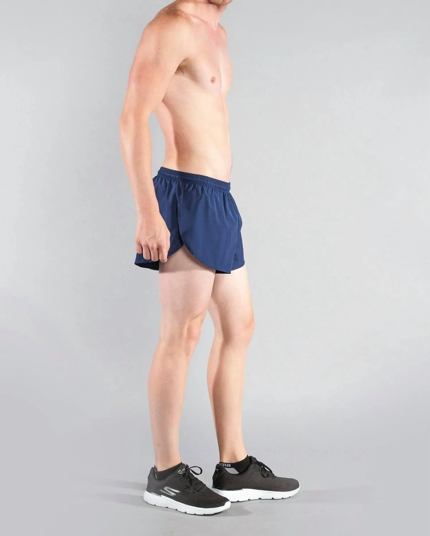 1" Elite Split Short In Navy