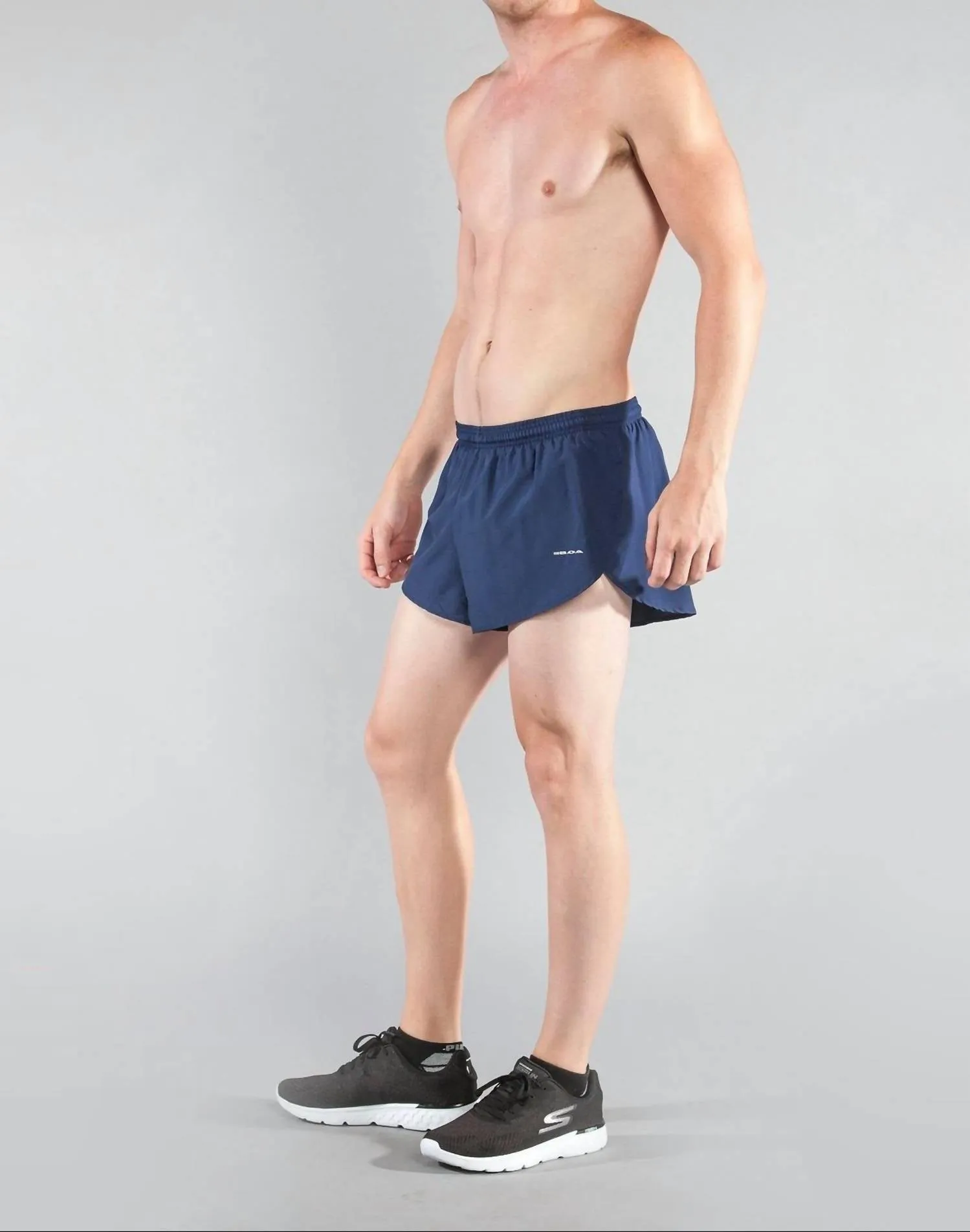 1" Elite Split Short In Navy
