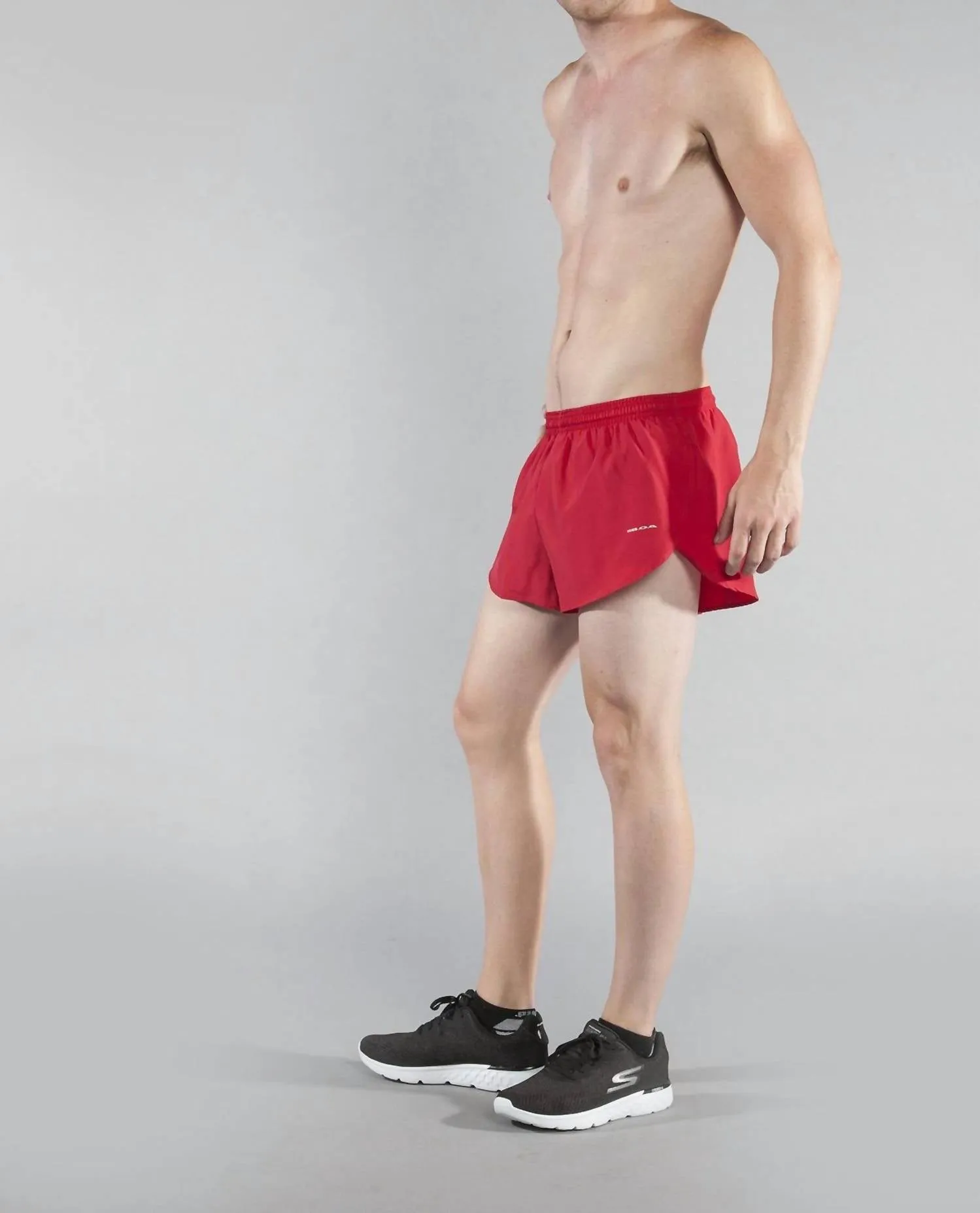 1" Elite Split Short In Red