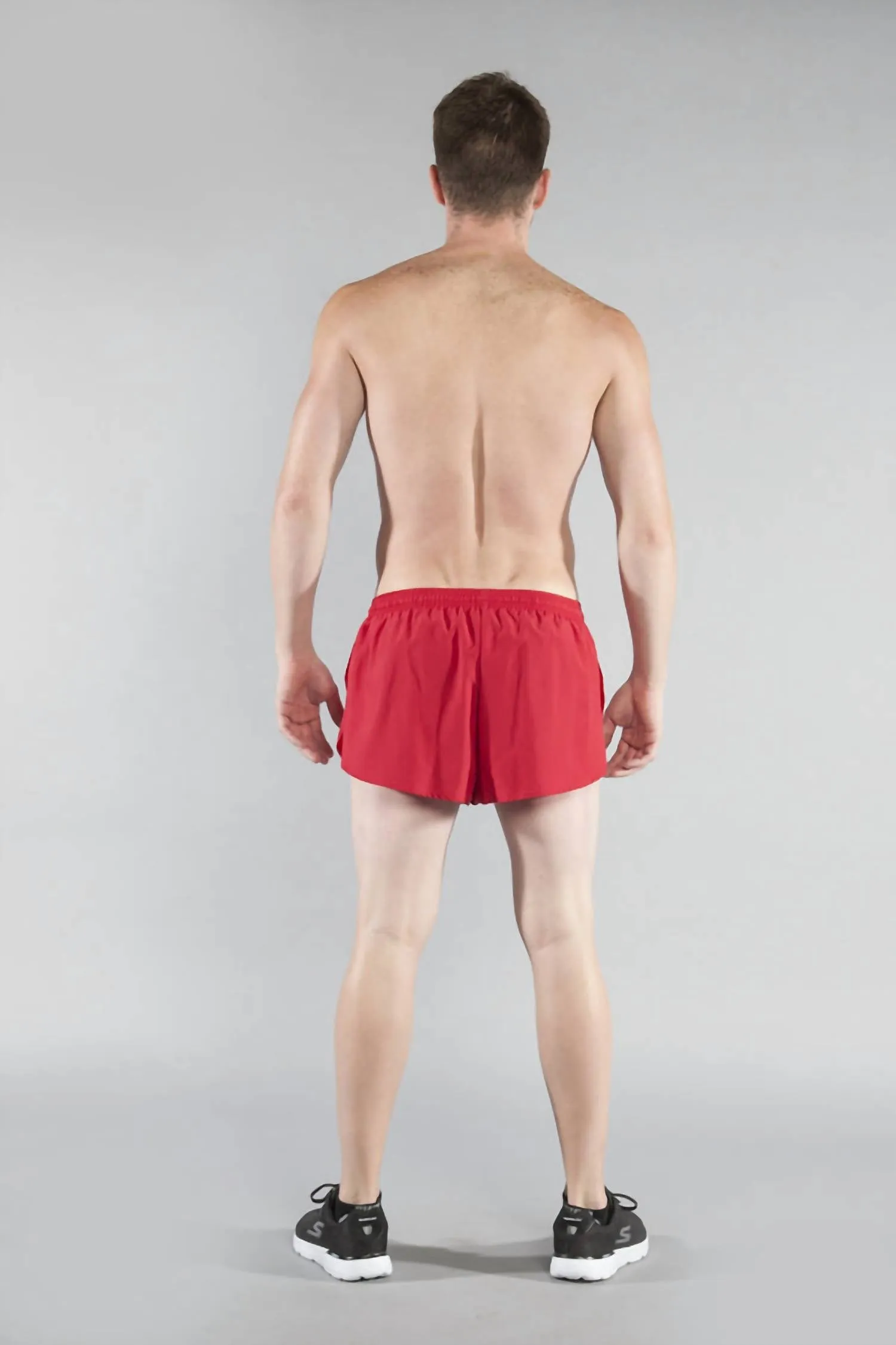 1" Elite Split Short In Red