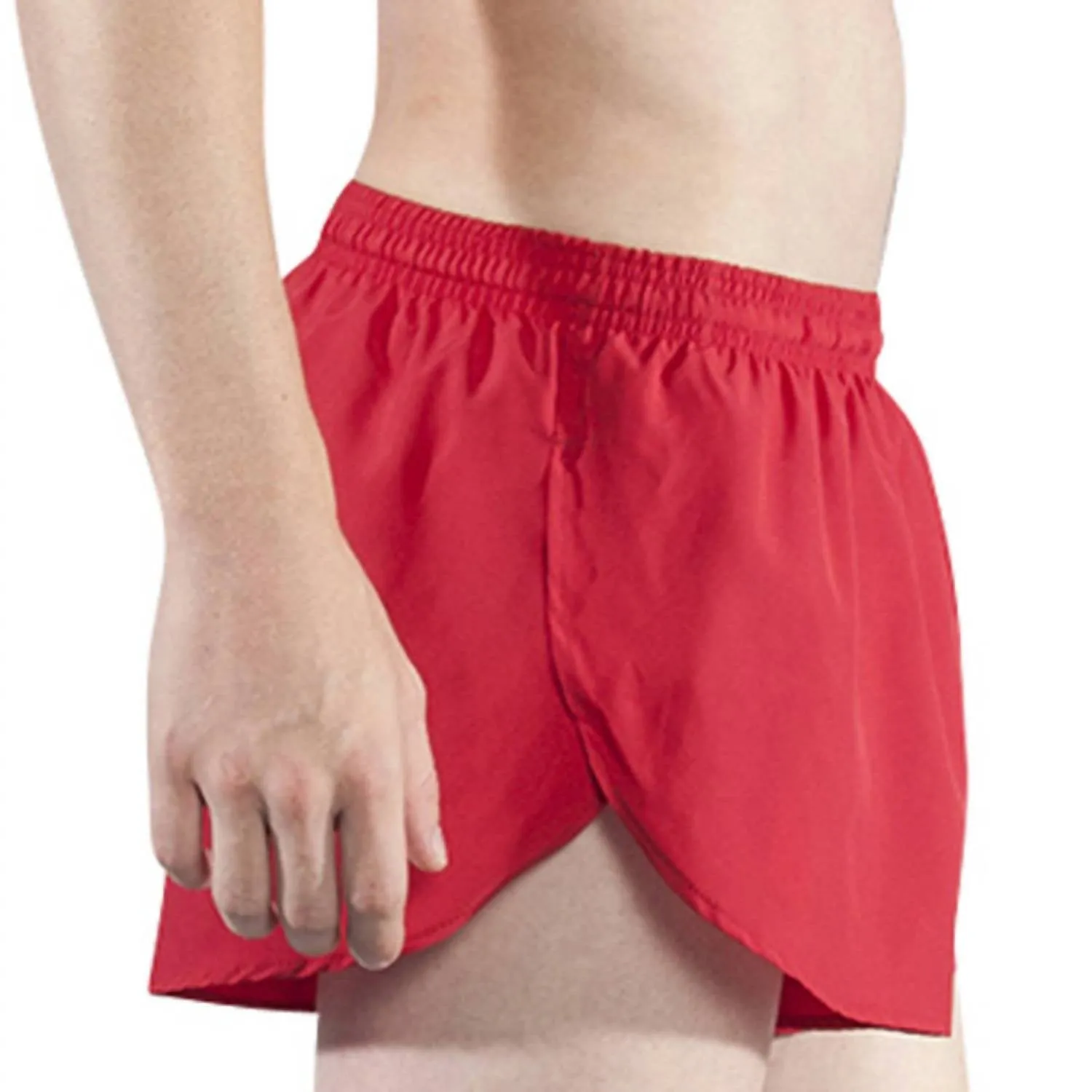 1" Elite Split Short In Red