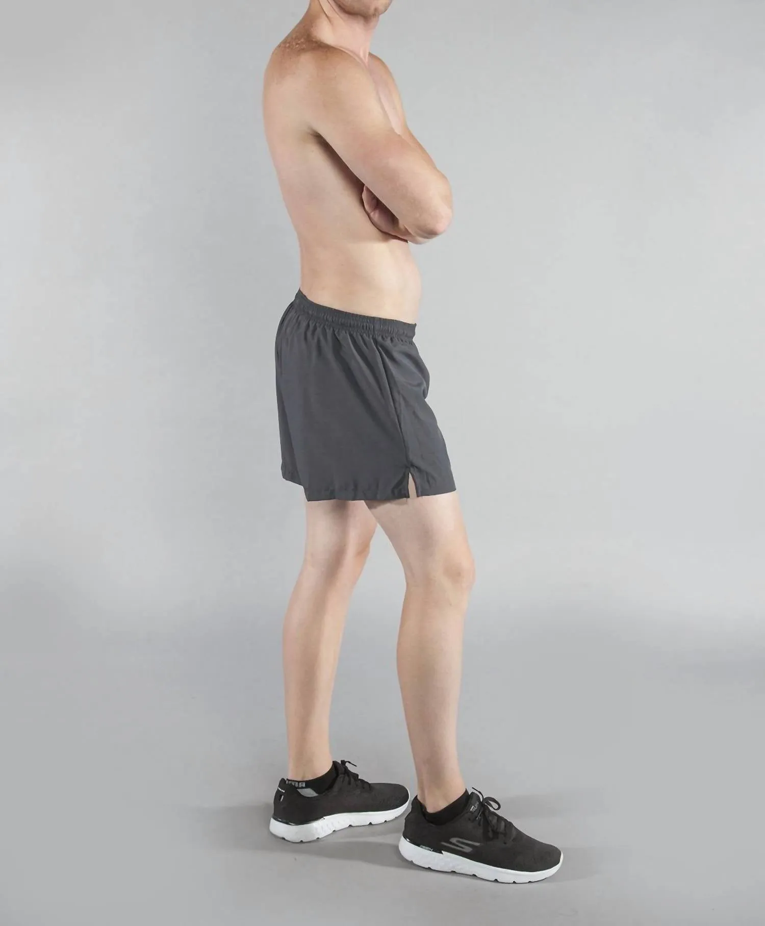 3.75" V-Notch Running Short In Titanium