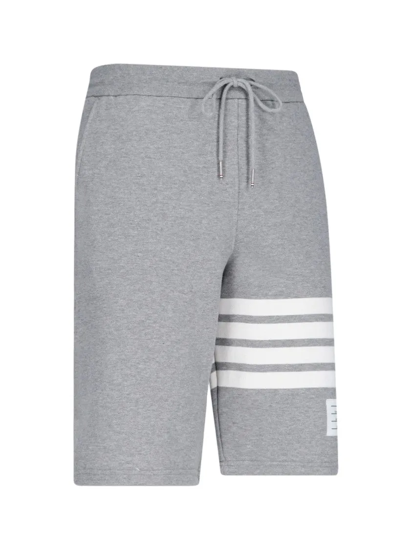 4-Bar Sport Shorts  Light Grey