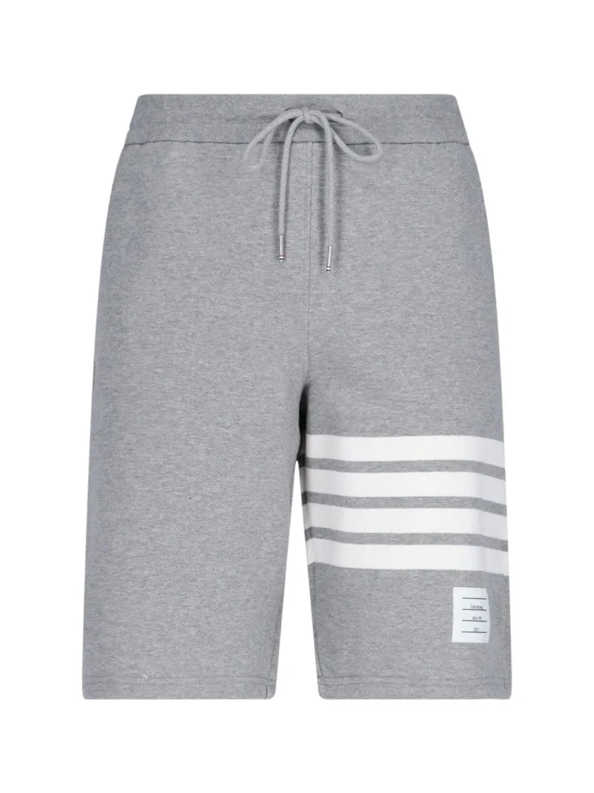 4-Bar Sport Shorts  Light Grey