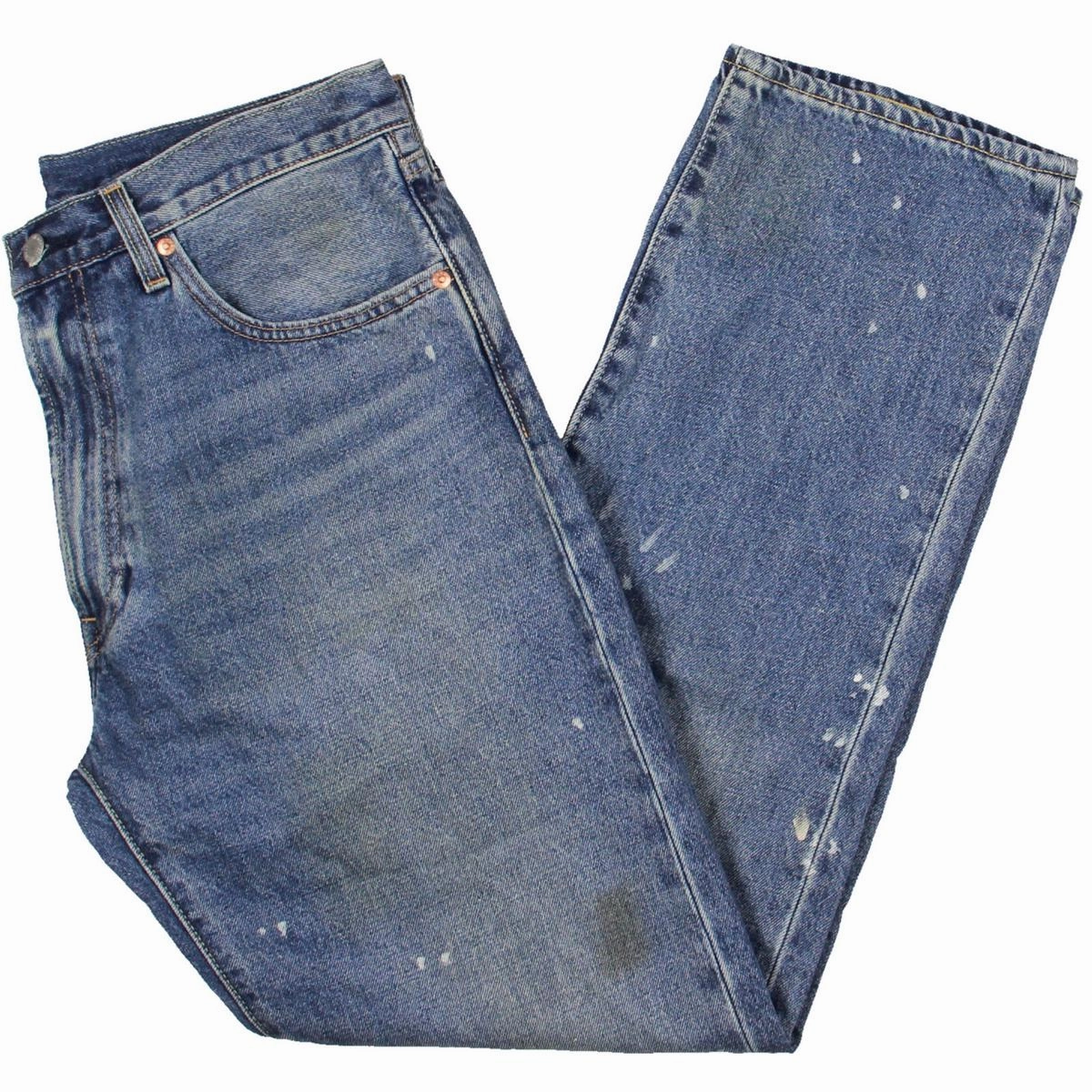 551z Mens Mid-Rise Relaxed Straight Leg Jeans