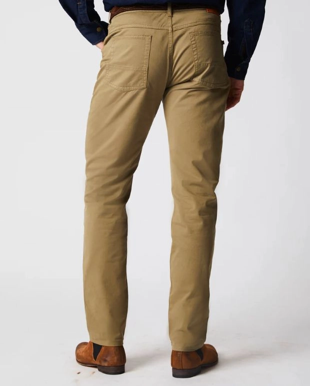 5 Pocket Pant In Moss Green-US 30 Regular