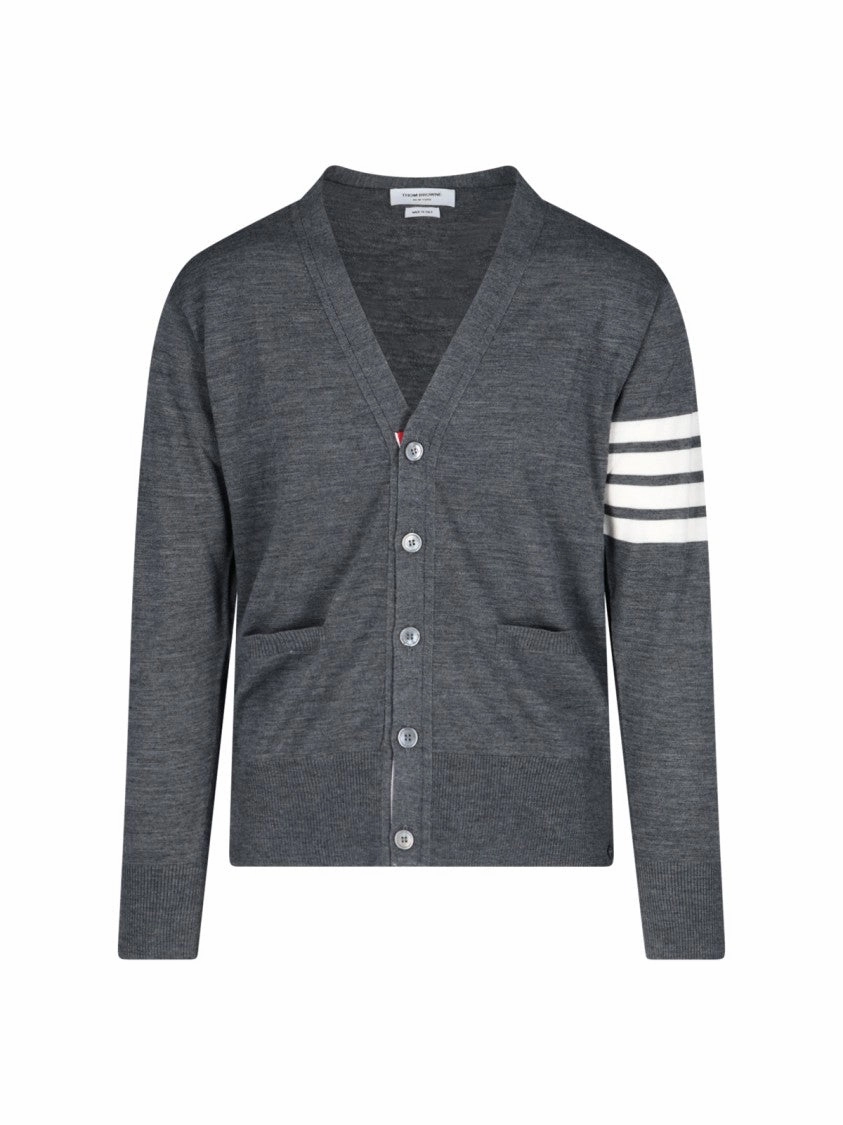 '4-Bar' Cardigan ?C Grey