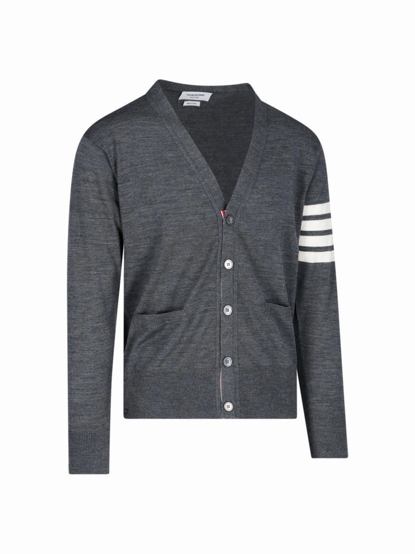'4-Bar' Cardigan ?C Grey
