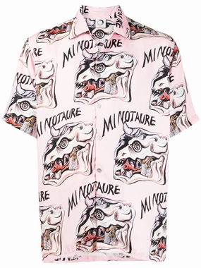 "Minotaure" Short-Sleeve Shirt mens polos clearance