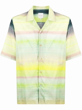 'Untitled Stripe' Short-Sleeve Shirt mens polos clearance