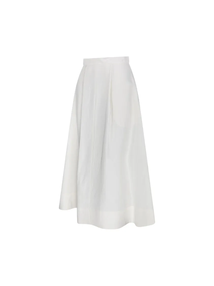 A-Line Skirt With Fitted Waist