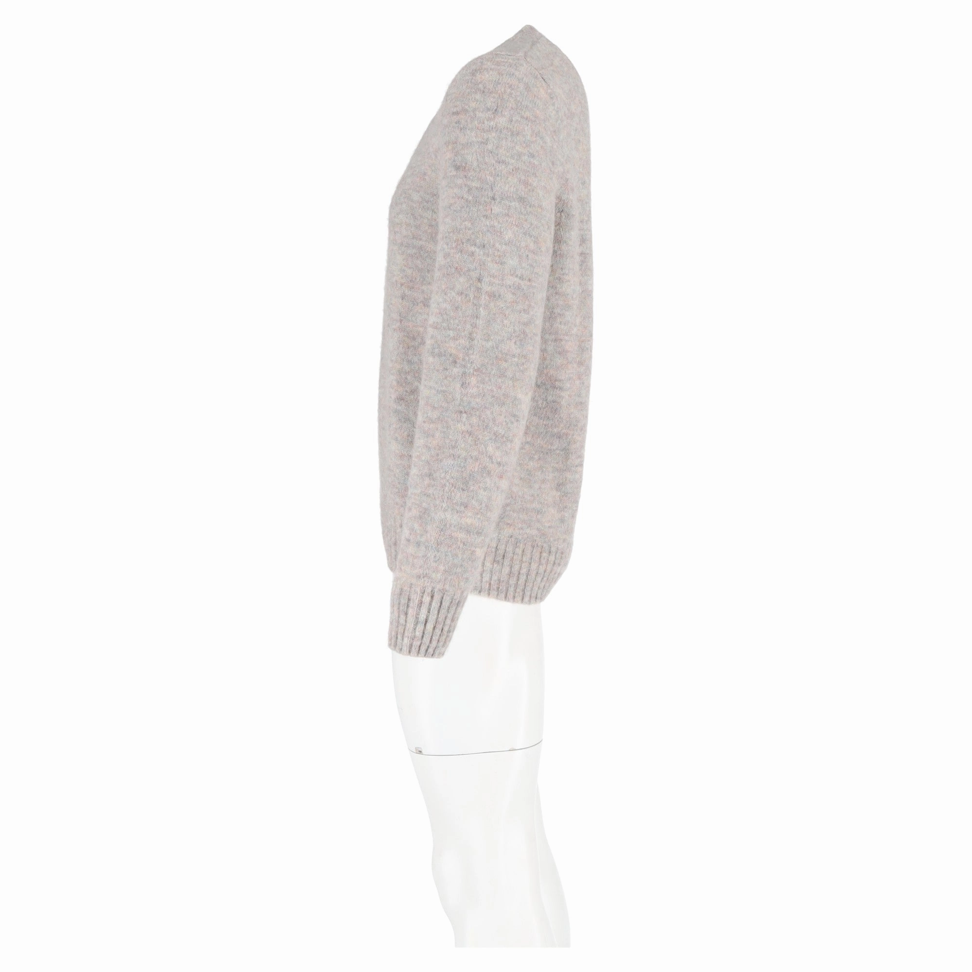 A.P.C. Crewneck Jumper in Grey Wool