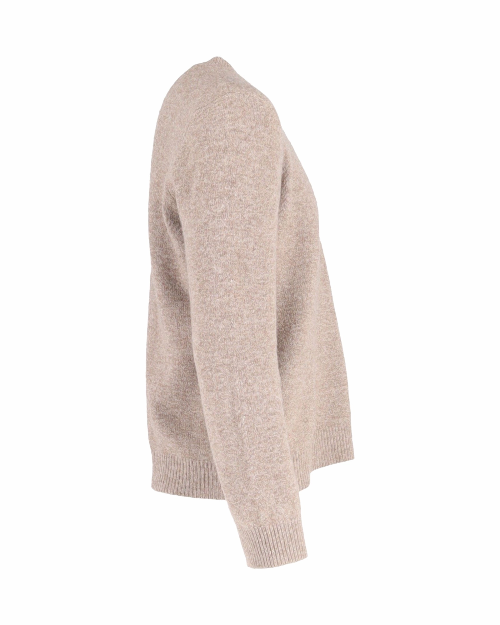 A.P.C. Knitted Sweater in Beige Wool