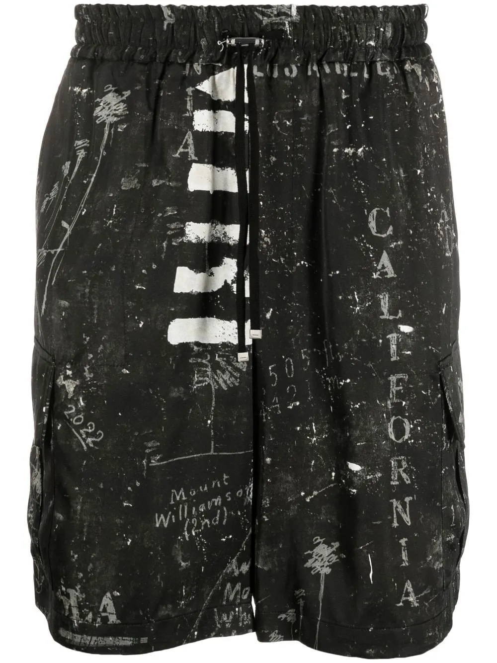 Abstract-Prints Bermuda Shorts cheap mens pants online