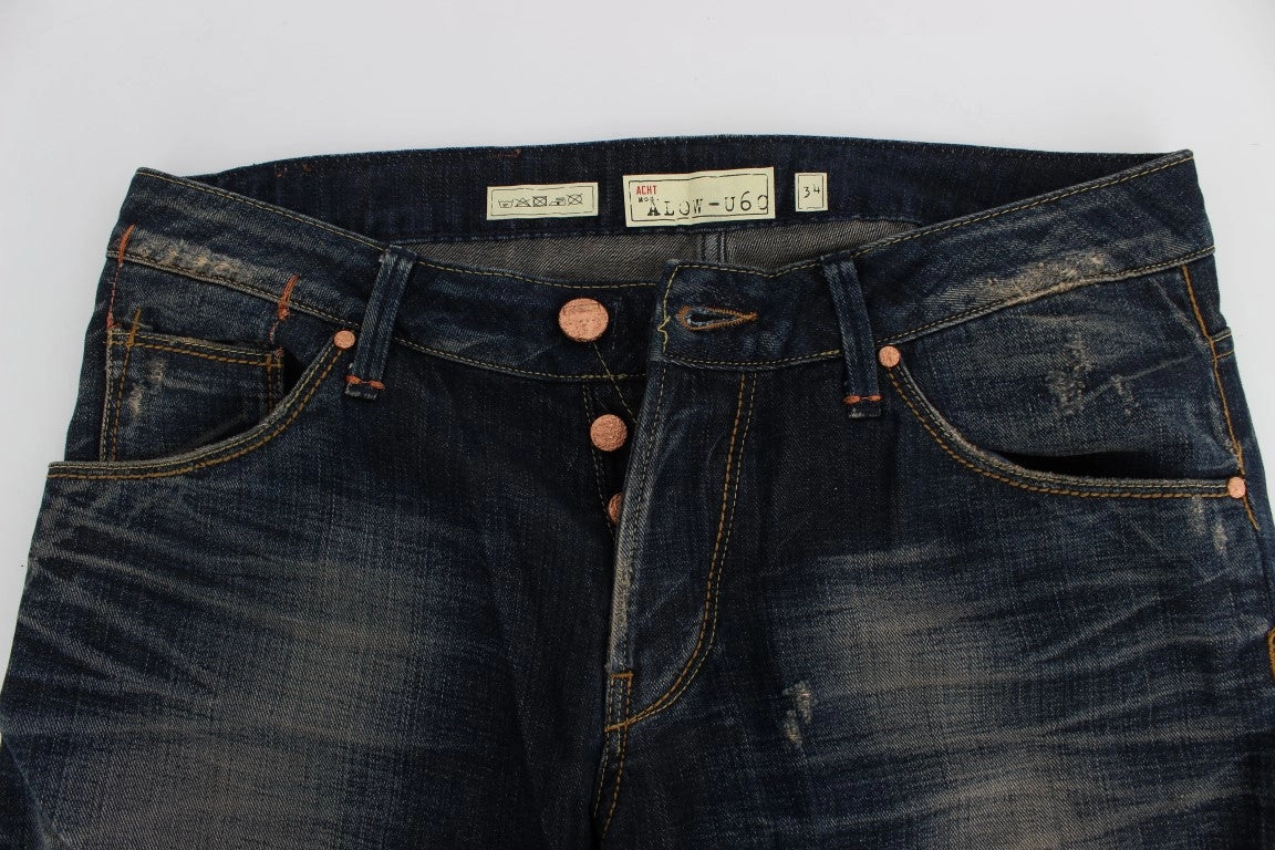 Acht Elegant Straight Fit Low Waist Men's Men's Jeans