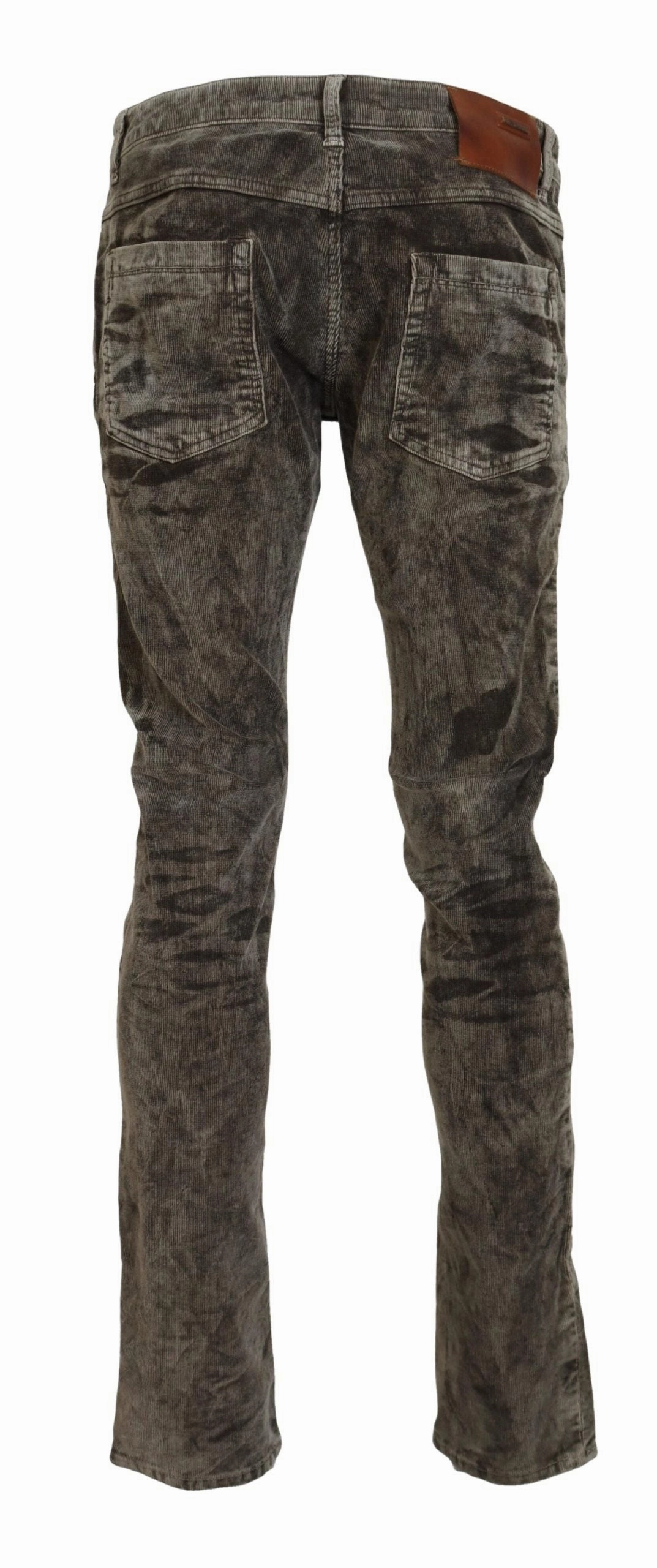 Acht  Washed Cotton Corduroy Slim Fit Men Men's Jeans