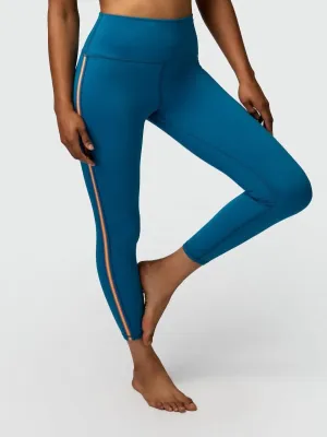 Ada Dream Tech Leggings In Dark Turquoise Activewear Womens - yoga pants clearance