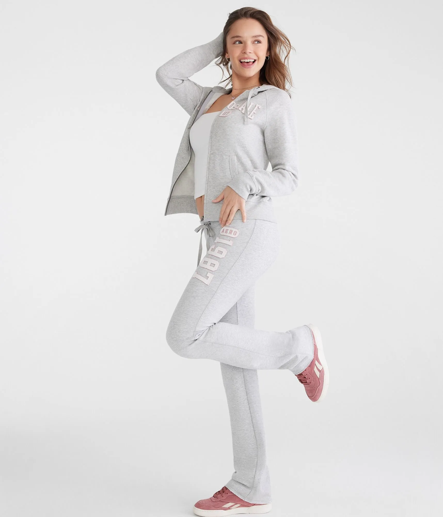 Aeropostale 1987 Fit & Flare Sweatpants