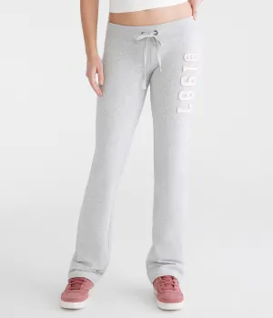 Aeropostale 1987 Fit & Flare Sweatpants Activewear Womens - gym outfits discount