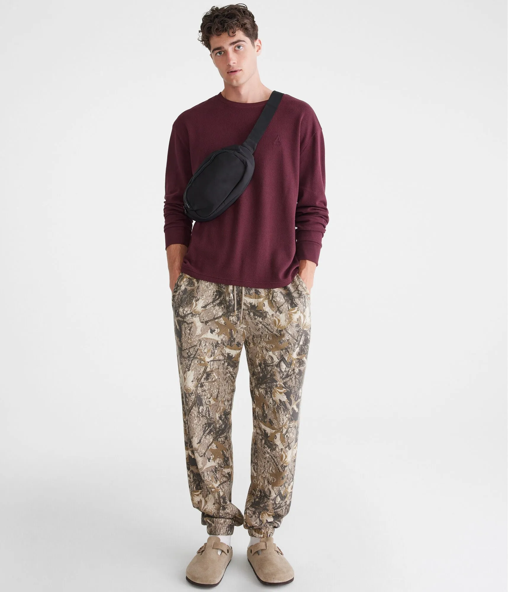 Aeropostale Forest Camo Cloud Soft Jogger Sweatpants
