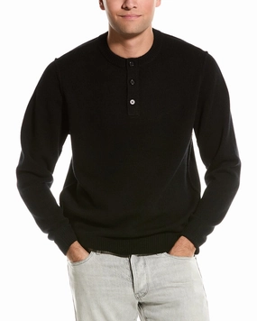 Alashan Wool Henley Shirt chunky knit discount