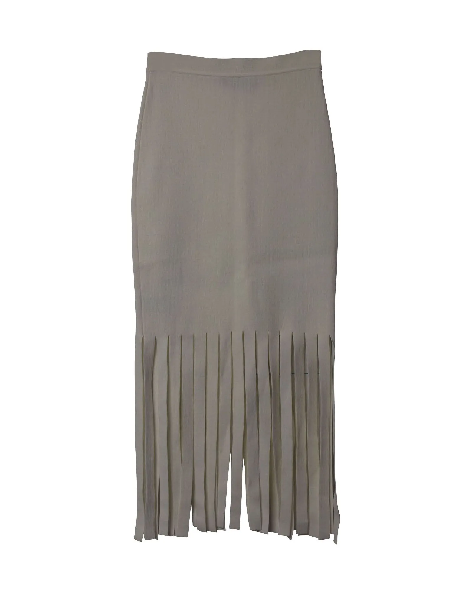 Alexander Wang Fringe Skirt in White Viscose