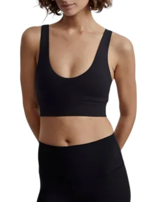 Always Edwards Bra In Black Activewear Womens - yoga pants clearance