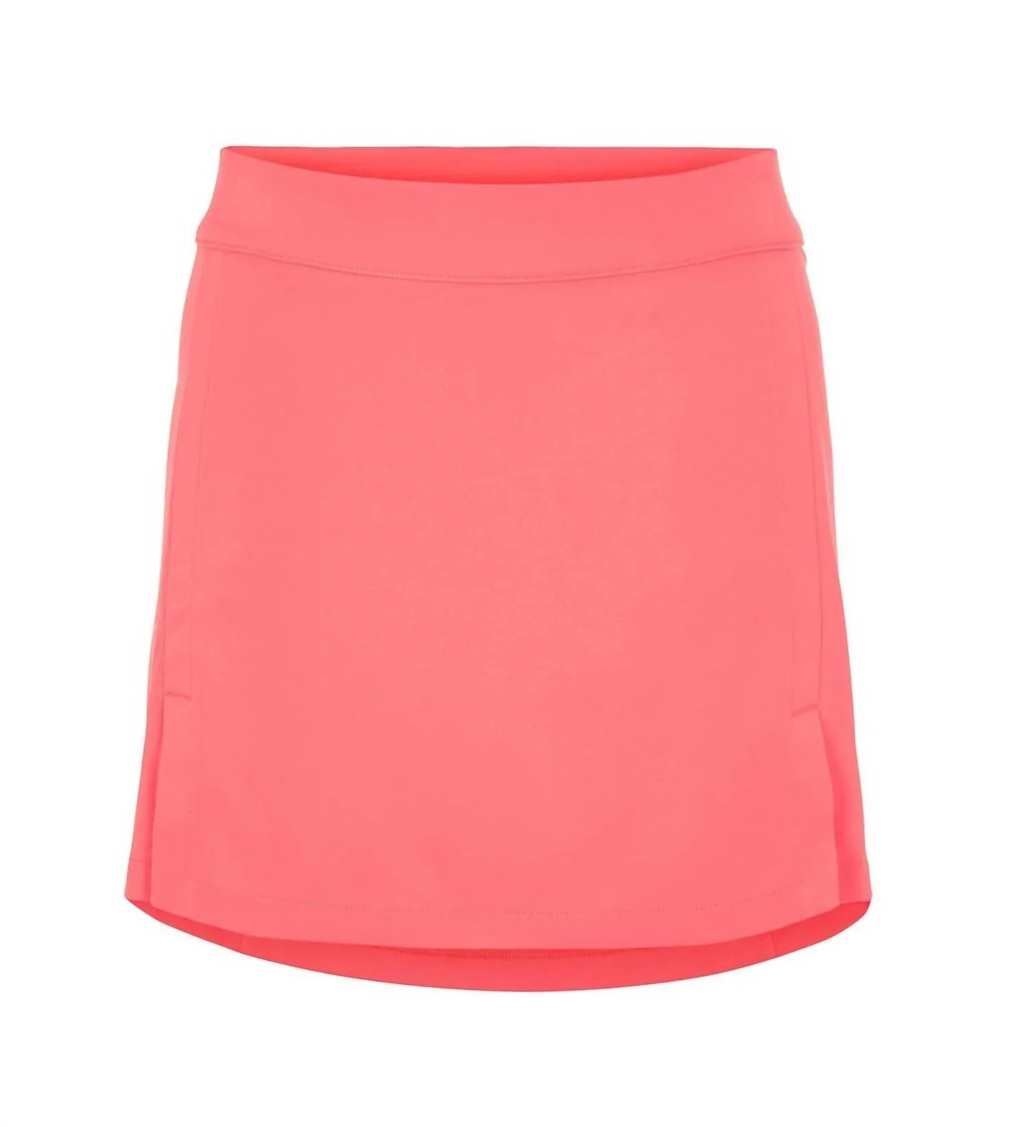 Amelie Golf Skirt In Tropical Coral