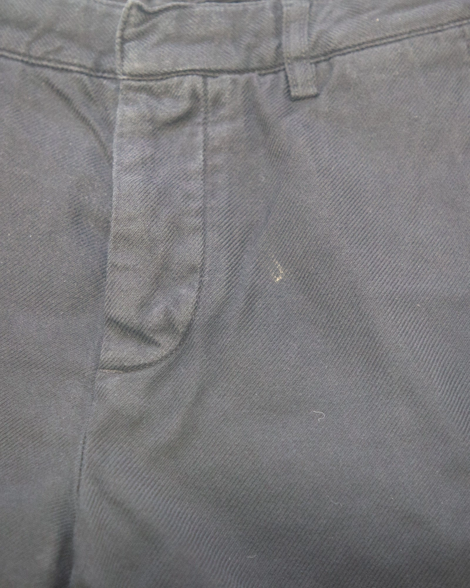 Ami Paris Regular Fit Pants in Black Cotton
