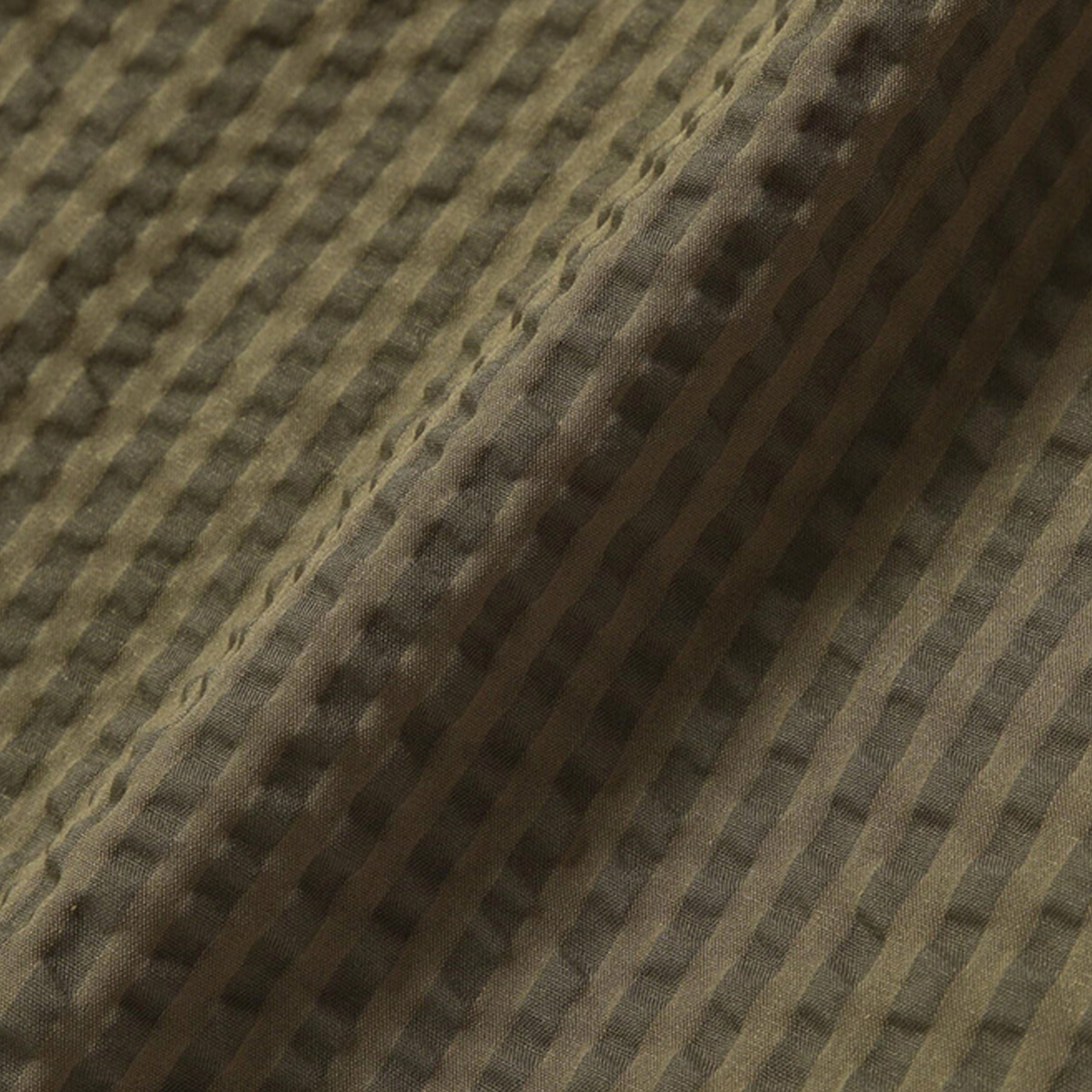 And Wander Dry Soft Seersucker S/S Shirt Beige