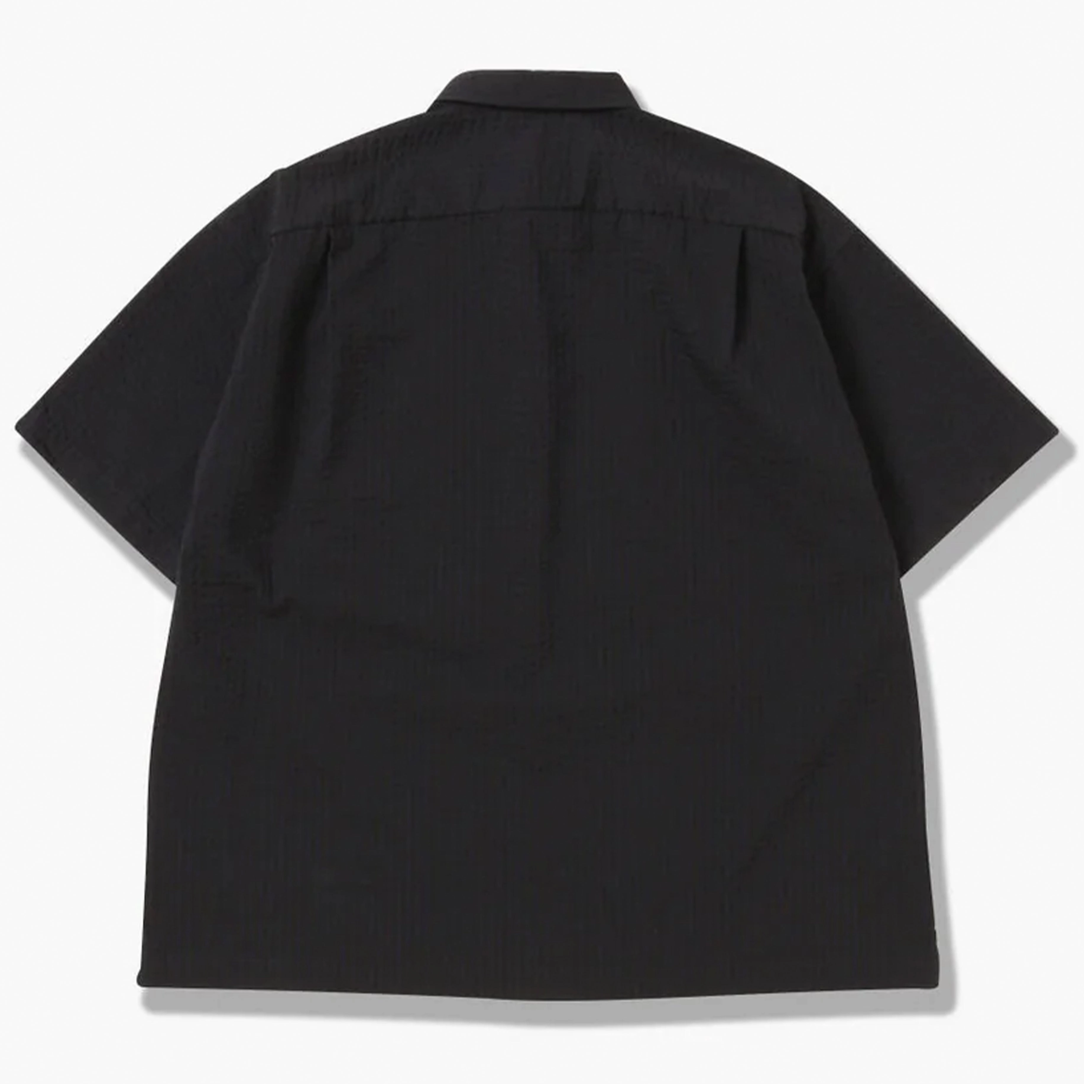And Wander Dry Soft Seersucker S/S Shirt Navy