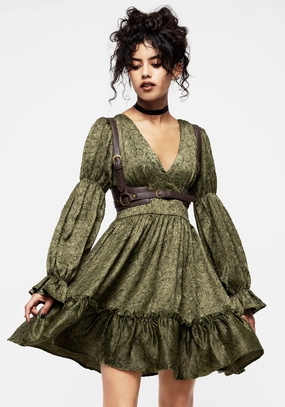 Arda Virago Sleeve Mini Dress Dresses Womens - beach dresses cheap