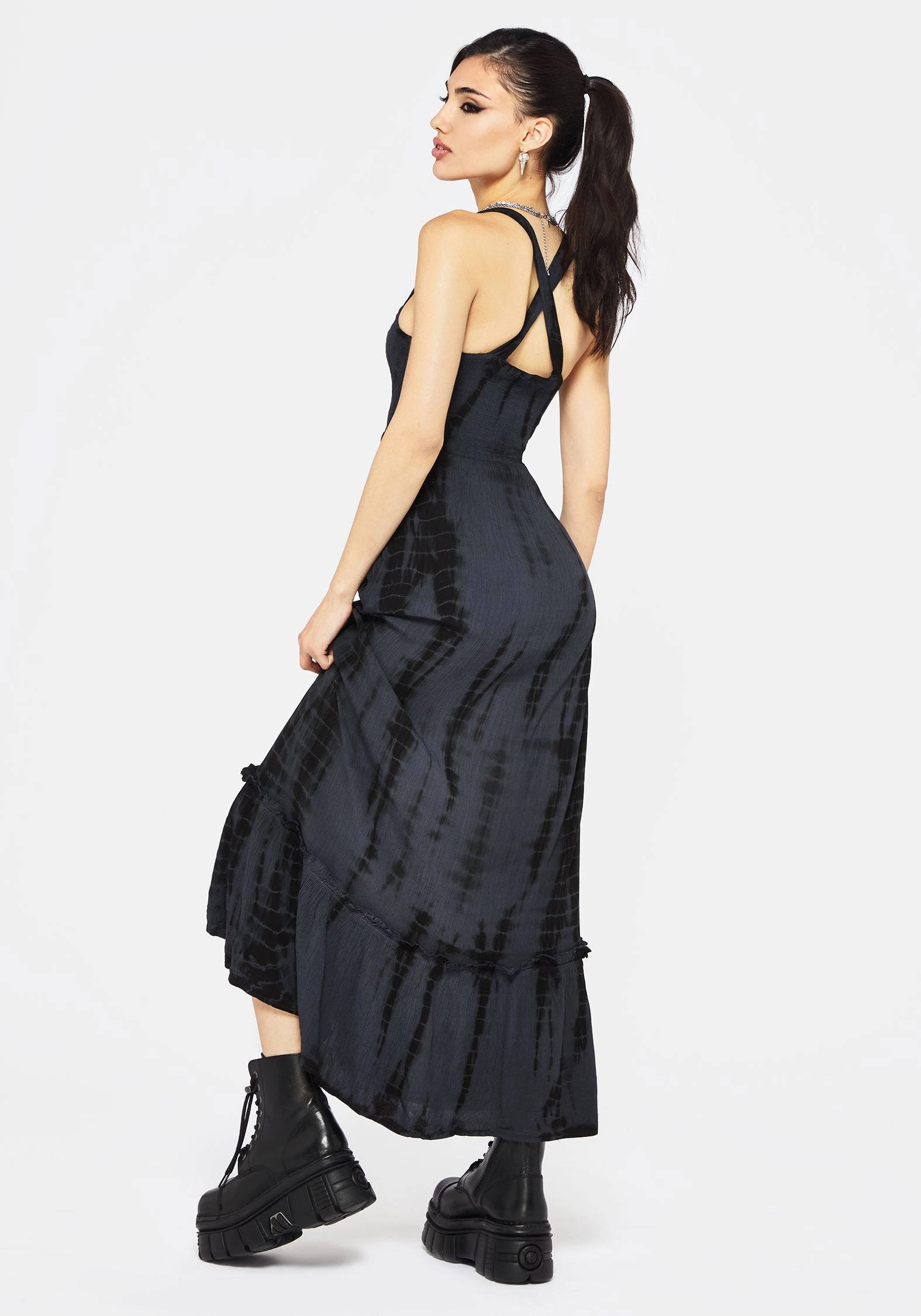 Aria Tie Dye Midaxi Dress