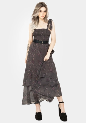 Arnora Cami Tiered Shirred Bodice Maxi Dress Dresses Womens - summer dresses discount