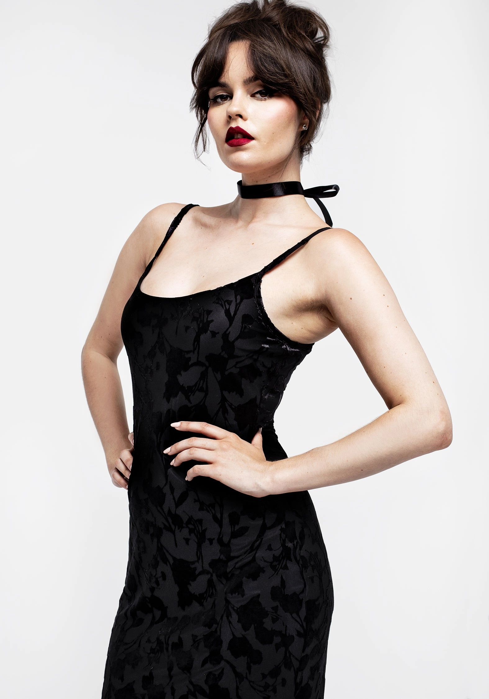 Ava Devor Mesh Midi Dress