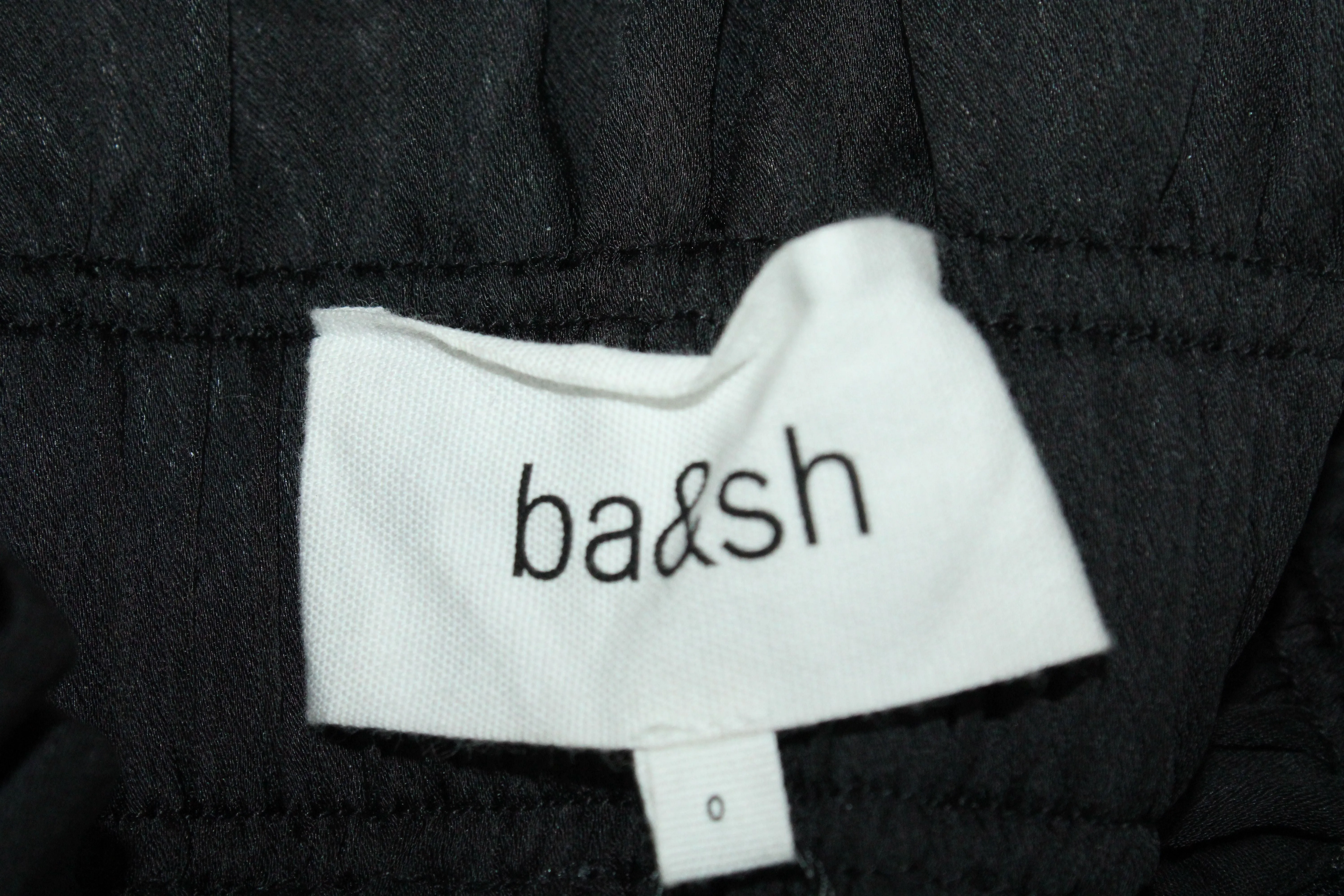 Ba&sh Ruffy Tiered Skirt in Black Polyester