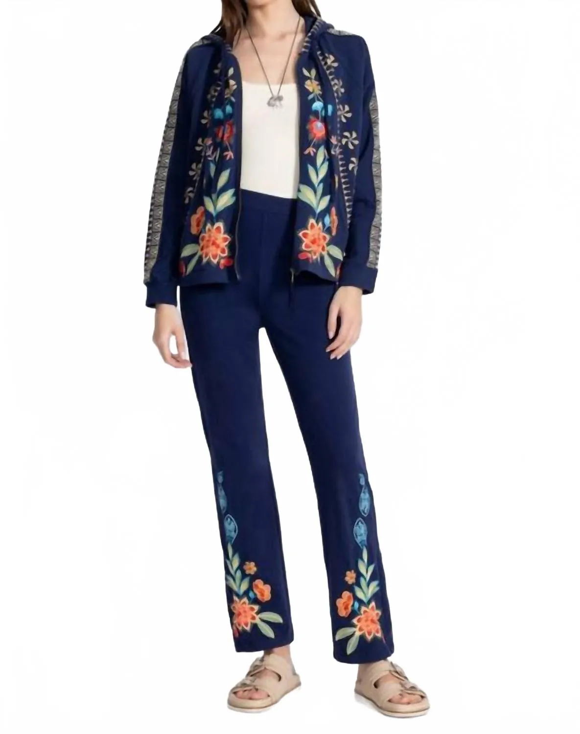 Baby Boot Legging In Akari Blue Night