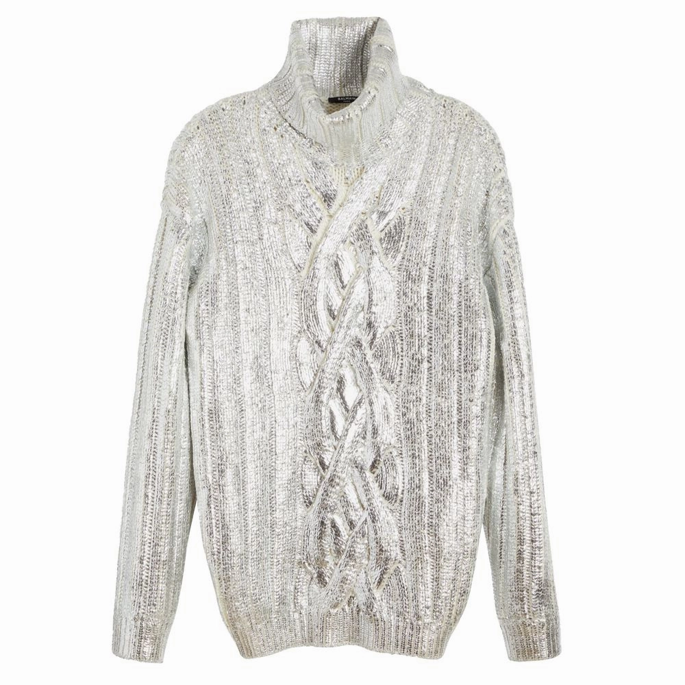Balmain Wool Men's Sweater knit sweaters cheap