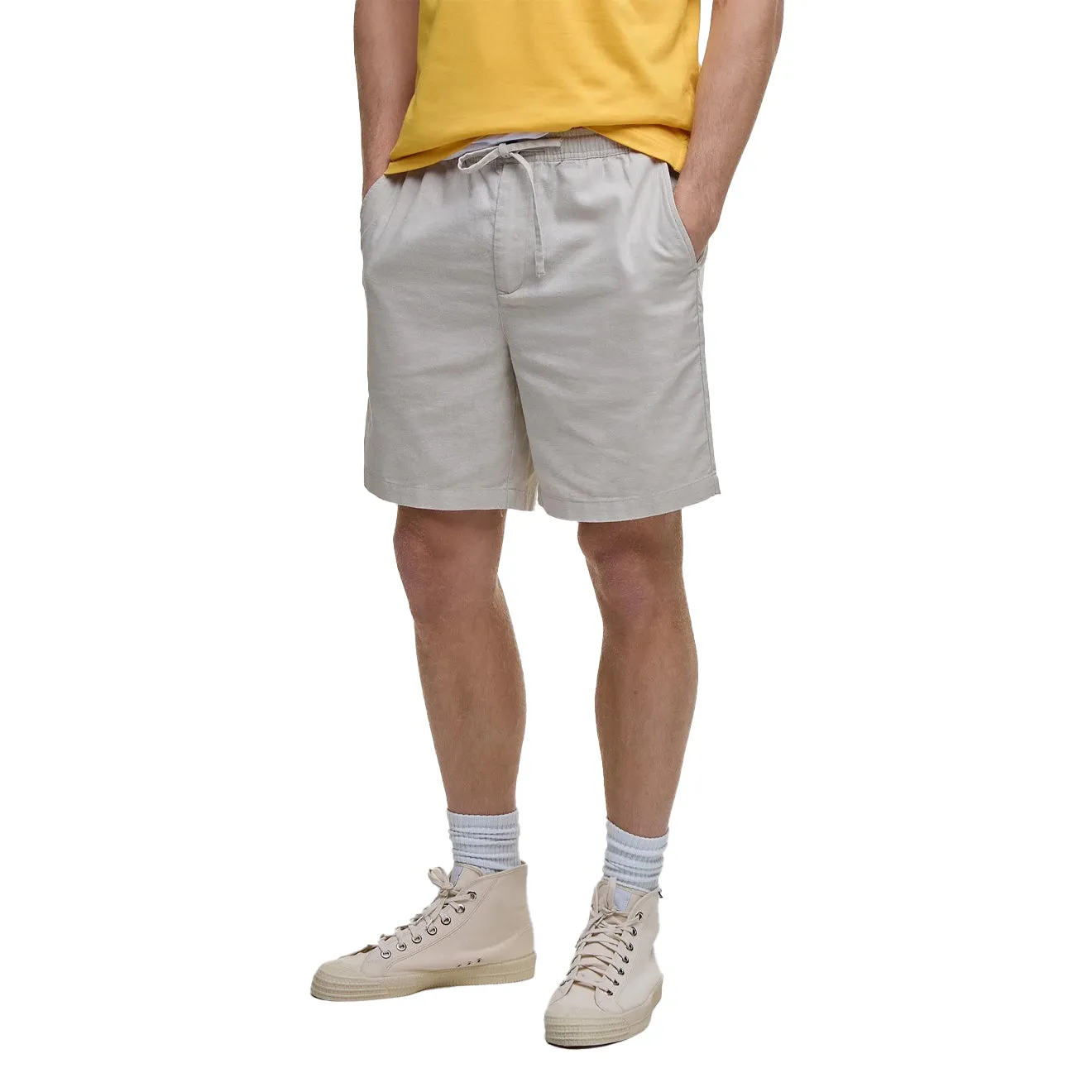 Barbour Cotton Linen Relaxed Short Mist
