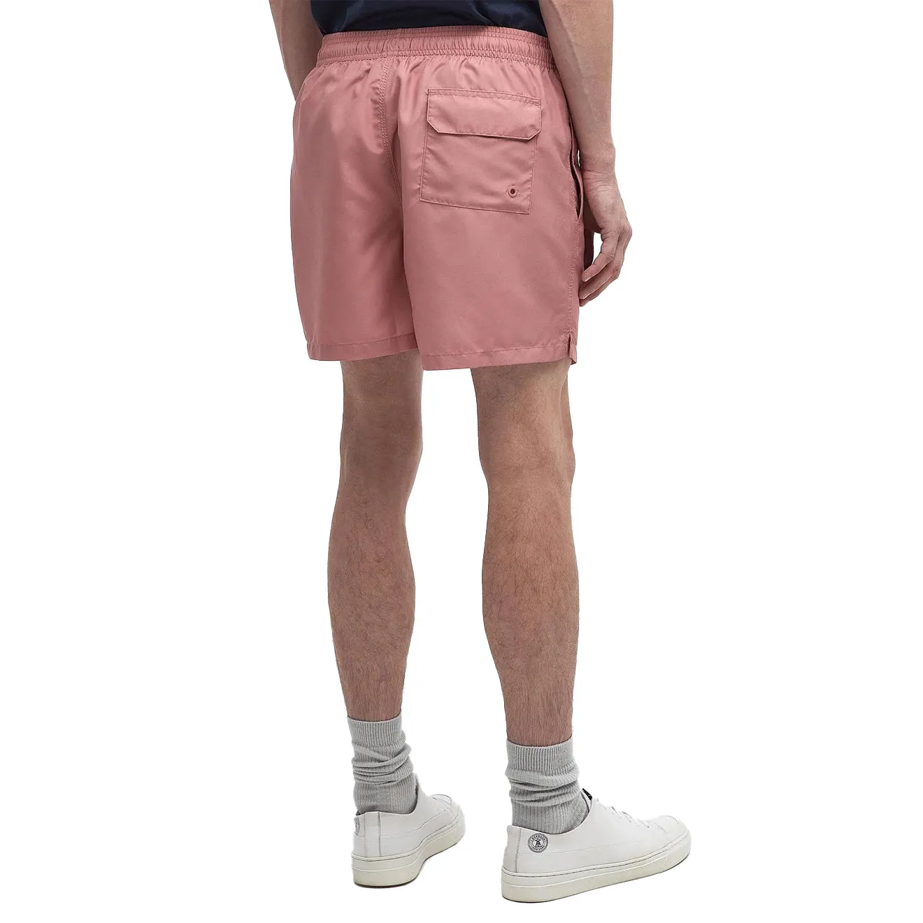 Barbour Staple Logo 5' Swim Short Pink Clay