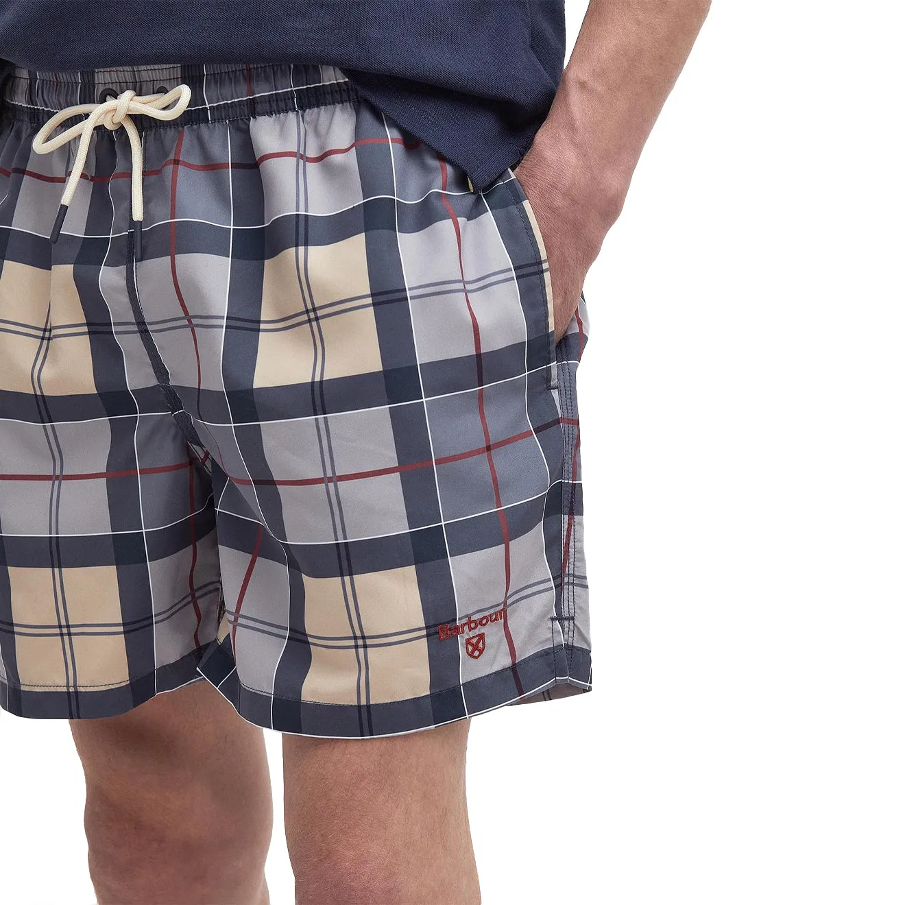 Barbour Staple Tartan Swim Short Dress Tartan