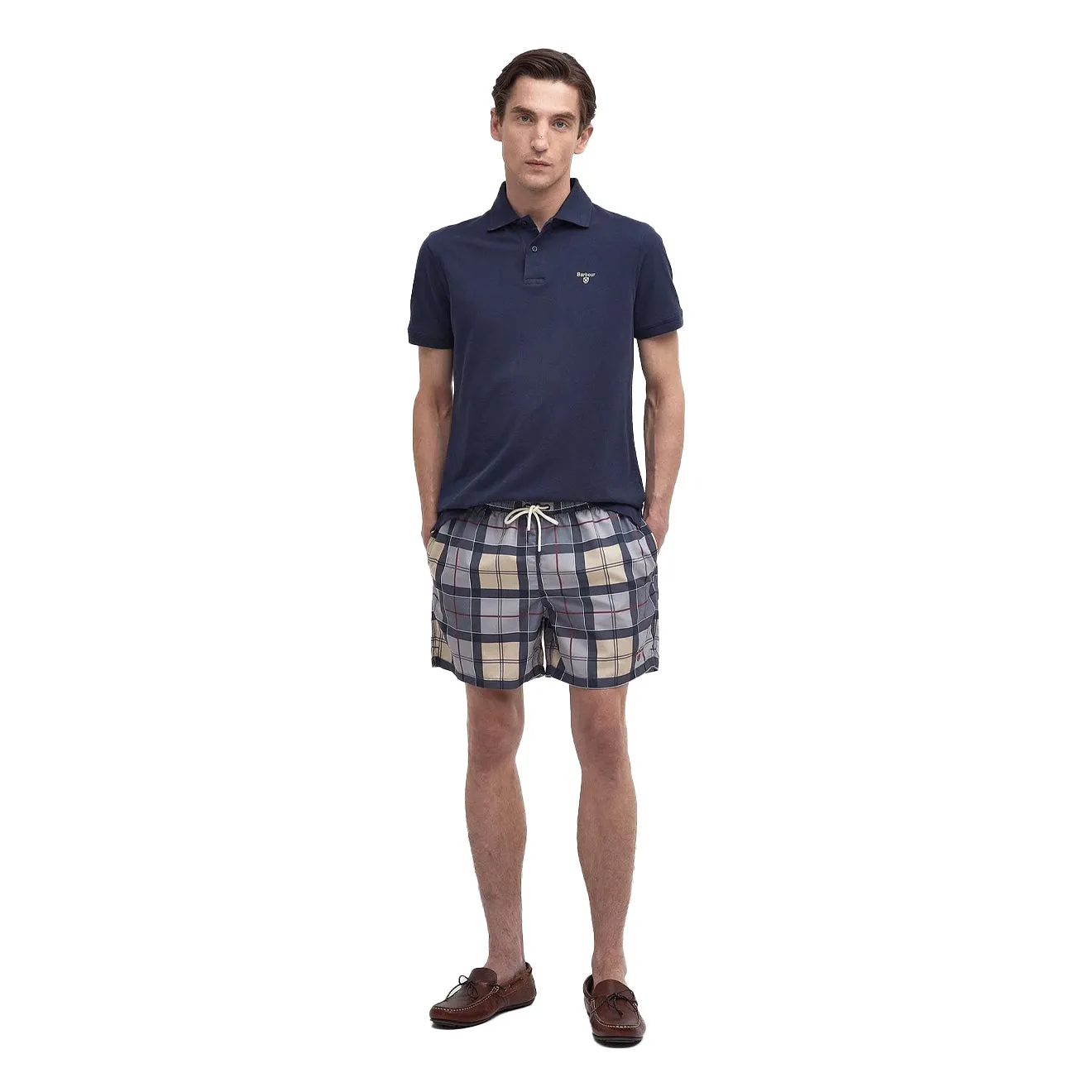 Barbour Staple Tartan Swim Short Dress Tartan