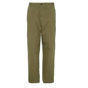 Barbour Washed Stretch Twill Relaxed Fit Trouser Olive mens joggers promo code