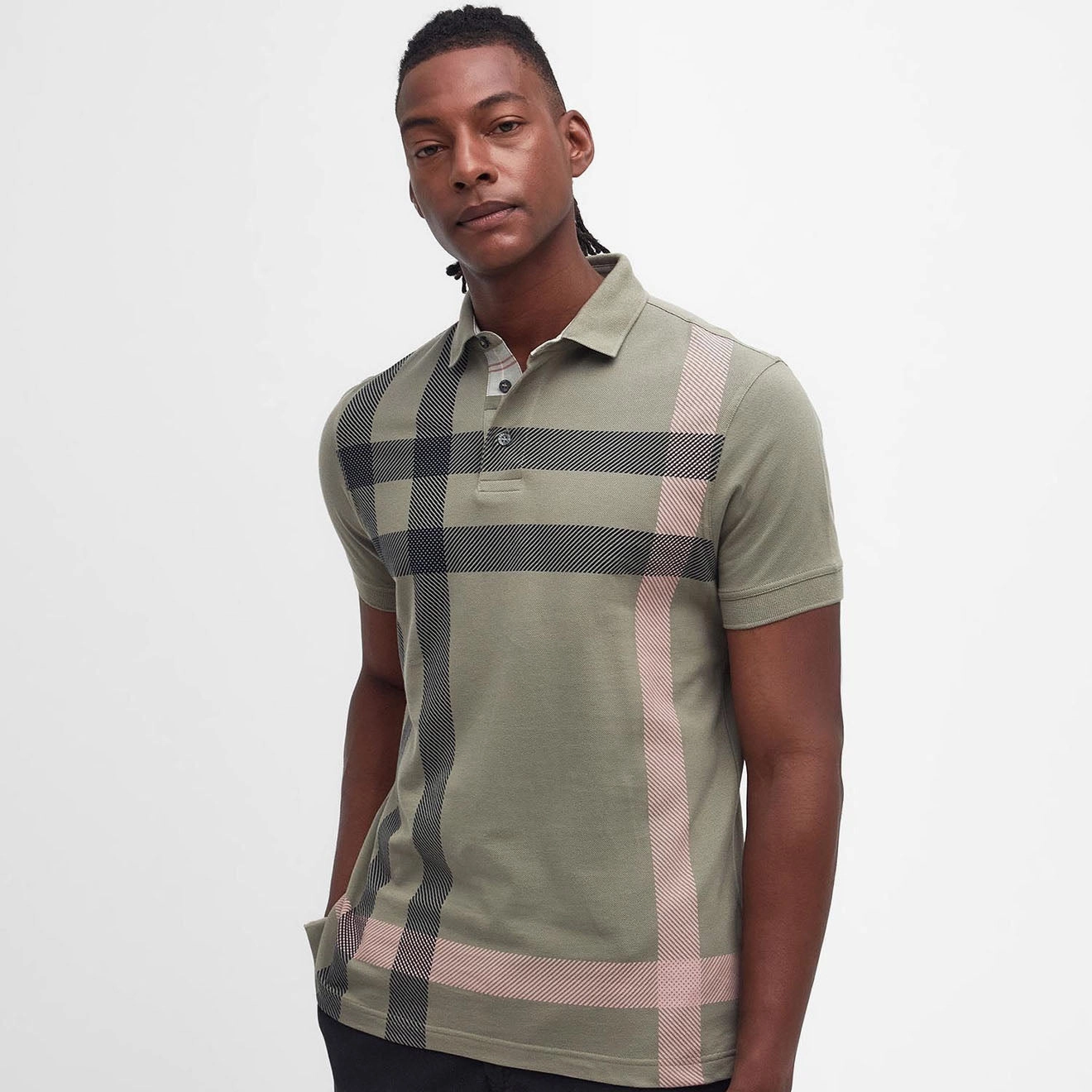 Barbour Blaine Polo Shirt Dusty Green