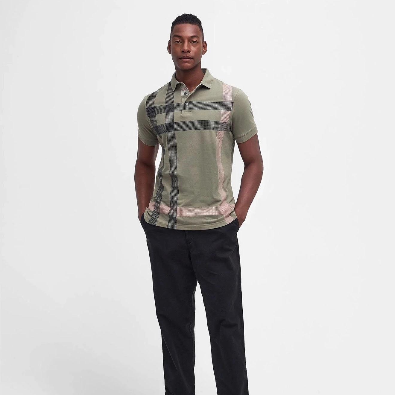 Barbour Blaine Polo Shirt Dusty Green