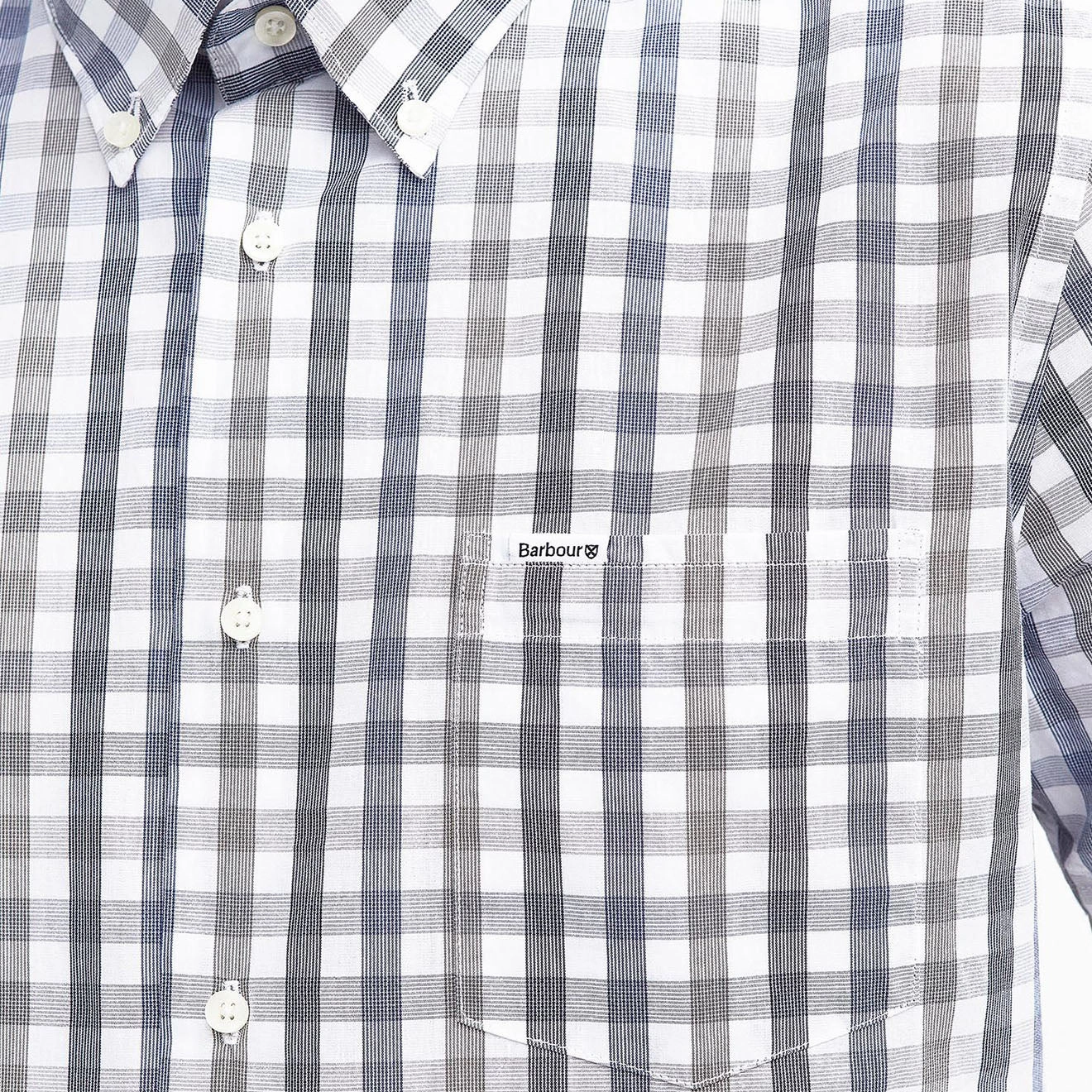 Barbour Longstone Short Sleeve Tailored Shirt Olive