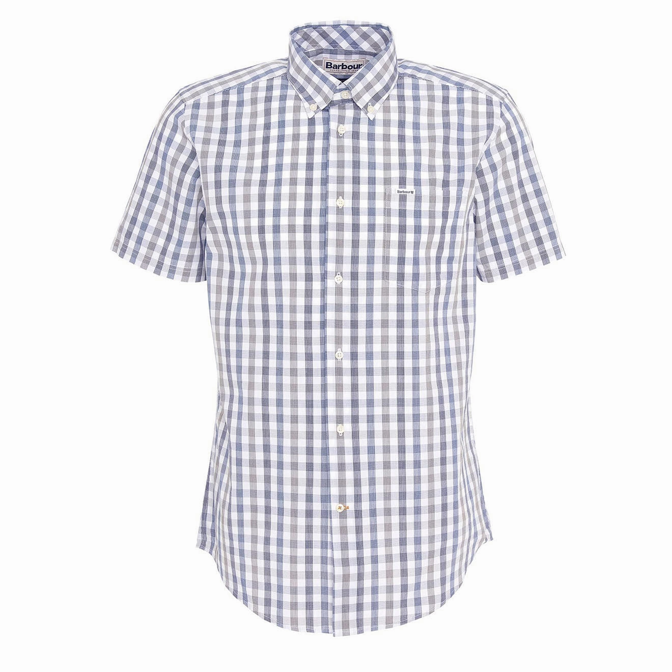 Barbour Longstone Short Sleeve Tailored Shirt Olive mens tank tops best deals