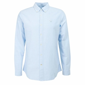 Barbour Oxtown Tailored Shirt Sky mens tank tops best deals