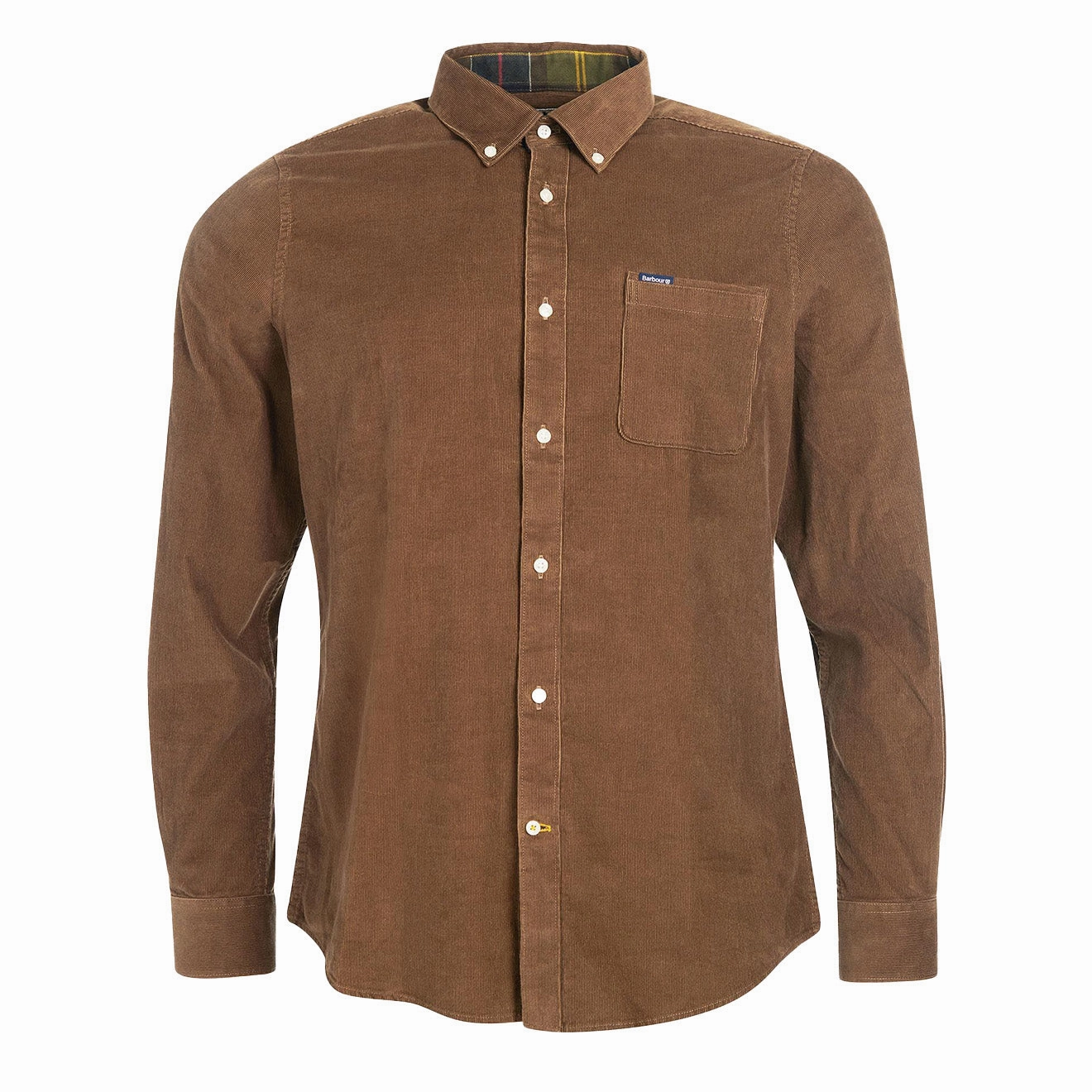 Barbour Ramsey Tailored Shirt Brown mens tank tops best deals